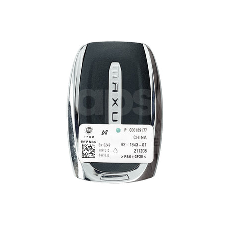 LDV SAIC MAXUS D60, T60, T70, G10, G20, V80 Genuine 2 Buttons Smart/Prox Remote Key P/N: C00189177 Back