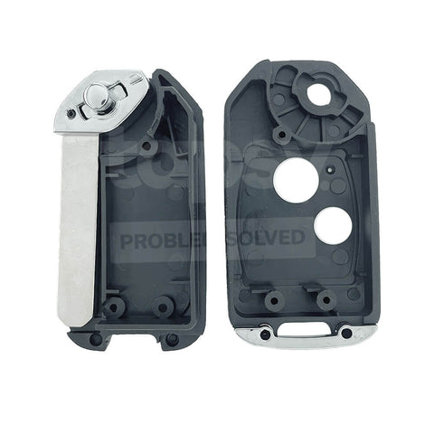 Honda 2 Buttons Flip Key Remote Case/Shell/Blank/Enclosure For Accord/ CRV/ Civic/ LEgend/ Integra