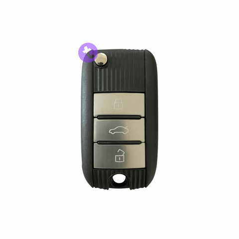 Genuine 3 Buttons Flip Remote Key for MG ZS 2017-2022