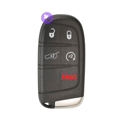 Smart/Prox Remote key for Jeep Renegade (2015-2021) (433MHz ASK) M3N40821302 (5 Buttons)