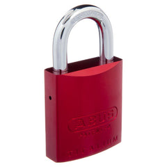 ABUS Rekeyable Red Colour Padlock Aluminium and Titanium 83/45(Key a like/Key a differ)