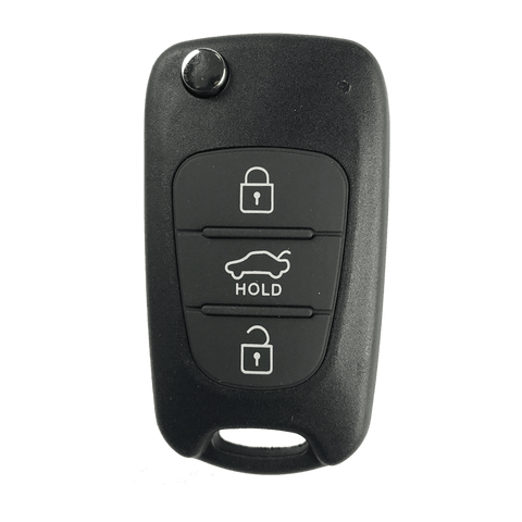 Hyundai 3 Buttons Flip Key Remote Case/Shell/Blank/Enclosure For i20/i30/Elantra