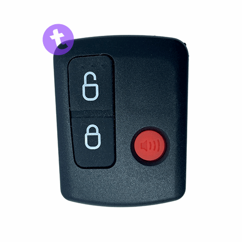 Ford 2 Buttons + Panic Button Remote Case/Shell/Blank/Enclosure For BA/ BF/ XR6/ XR8/ FPV/ Territory SX/ SY