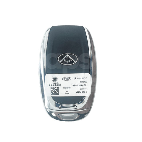 LDV T60 2017-2023 Genuine 2 Buttons Smart/Prox Remote Key P/N: C001697 ...