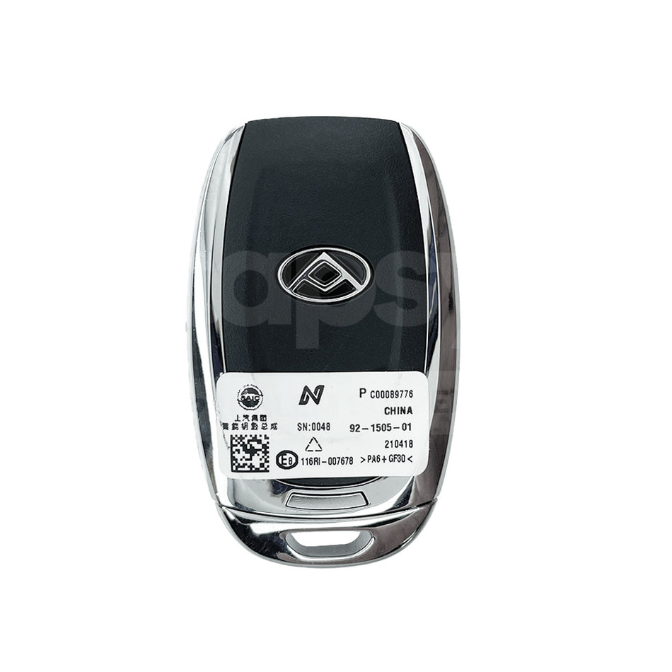 LDV D90 2017-2023 Genuine 3 Buttons Smart/Prox Remote Key P/N: C00089776 Back