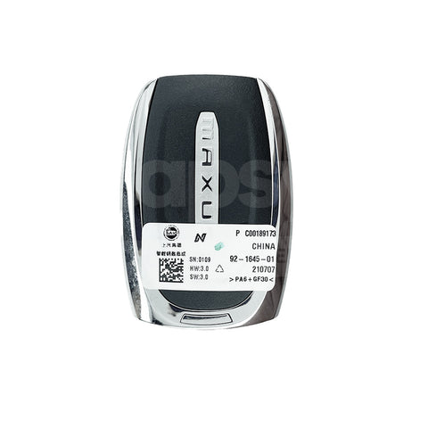 LDV SAIC MAXUS D60, T60, T70, G10, G20, V80 Genuine 4 Buttons Smart/Prox Remote Key P/N: C00189173 Back