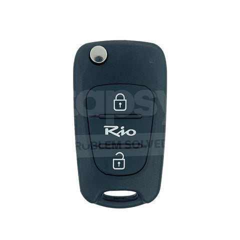 Kia Rio 3 Buttons Key Remote Case/Shell/Blank/Enclosure For Rio