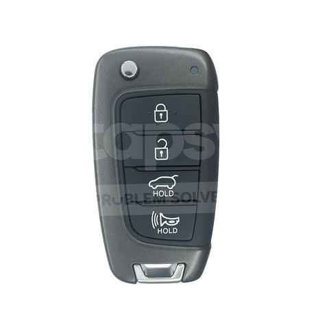 Hyundai 4 Buttons KIA9TE Flip Key Remote Case/Shell/Blank/Enclosure