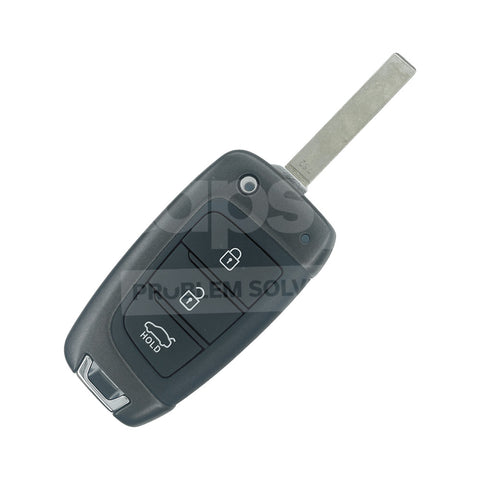 Hyundai 3 Buttons KIA9TE Flip Key Remote Case/Shell/Blank/Enclosure