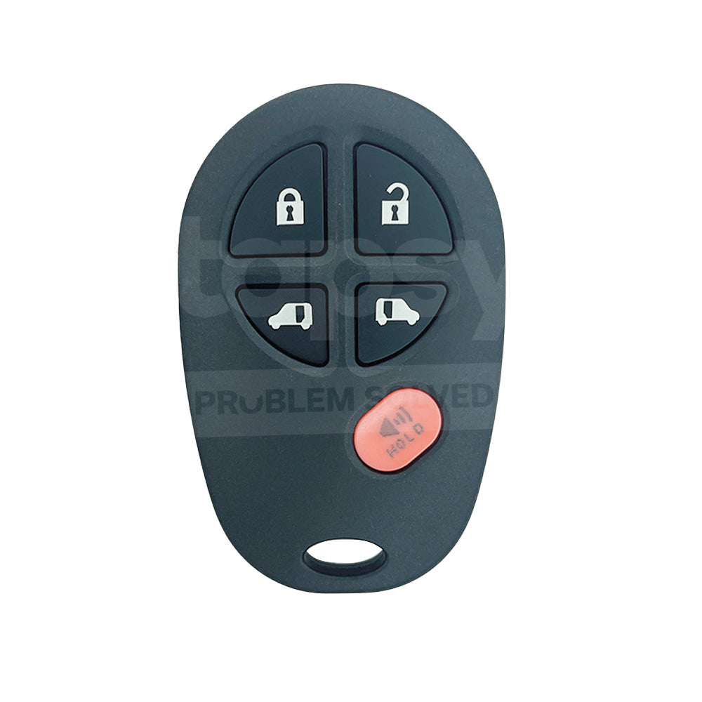 Toyota 4 Buttons Remote/Case/Shell/Blank/Enclosure For Aurion/Kluger