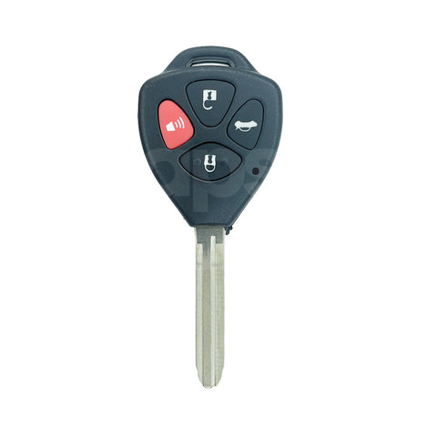 Toyota 3 Buttons + Panic Button Key Remote Case/Shell/Blank/Enclosure For Camry