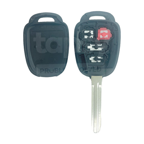 Toyota 4 Buttons Remote Key/ Case/Shell/Blank/Enclosure For RAV4/Vios/Yaris/Camry/Sequoia/Tundra