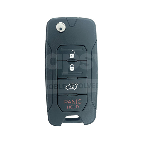 3+1 Button Flip Remote Key for Jeep Renegade 2015-2020 (433Mhz) 2ADFTFI5AM433TX