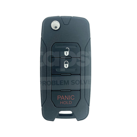3 Button Flip Remote Key for Jeep Renegade 2015-2020 (433Mhz) 2ADFTFI5AM433TX