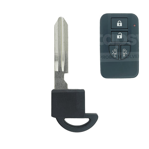 Genuine Smart Remote Key for Nissan Elgrand 4 Button (2002-2006) P/N : 285E3-WL500