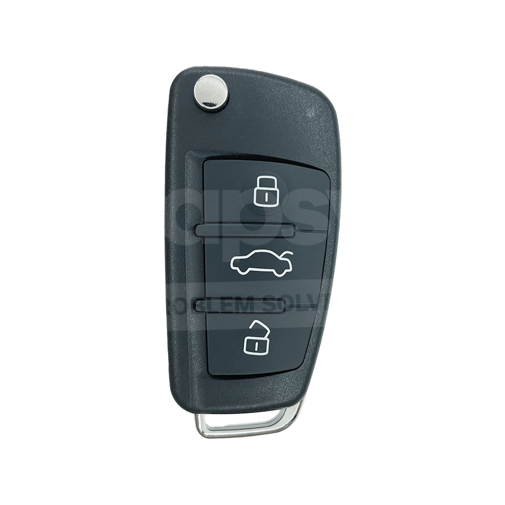 Flip Remote Key For Audi A1 8X (2010 - 2018) ID48 433Mhz ASK P/N:8X083 ...