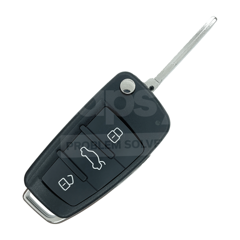 Flip Remote Key For Audi Q3 From 2012 to 2017 models ID48 433Mhz ASK P/N:8X0837220/8X0837220D