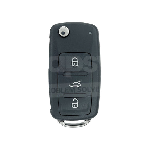Volkswagen 3 Buttons Remote Flip Key/Case/Shell/Blank/Enclosure For Beetle/Eos/Golf/Jetta/Polo