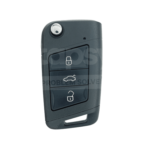 Volkswagen 3 Buttons Flip Key/Remote Case/Shell/Blank/Enclosure For Beetle/Golf/Jetta/Polo
