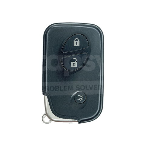LEXUS 3 Buttons Smart/Prox Remote Key Shell/Case TOY48 Emergency Blade