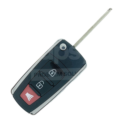 PROTON 3 Buttons Flip Remote Key Shell/Case MIT8 For Exora