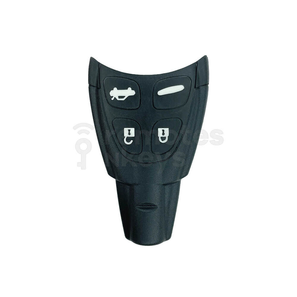 Carcasa/estuche para llave remota de 4 botones para Saab 9-3/9-5 (2003-2010)