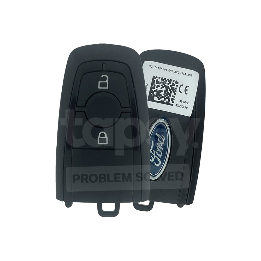 Original 2 Buttons Smart/Prox Key For Ford Ranger PXIII 2018 -2021 (P/N: HC3T-15K601-DB)