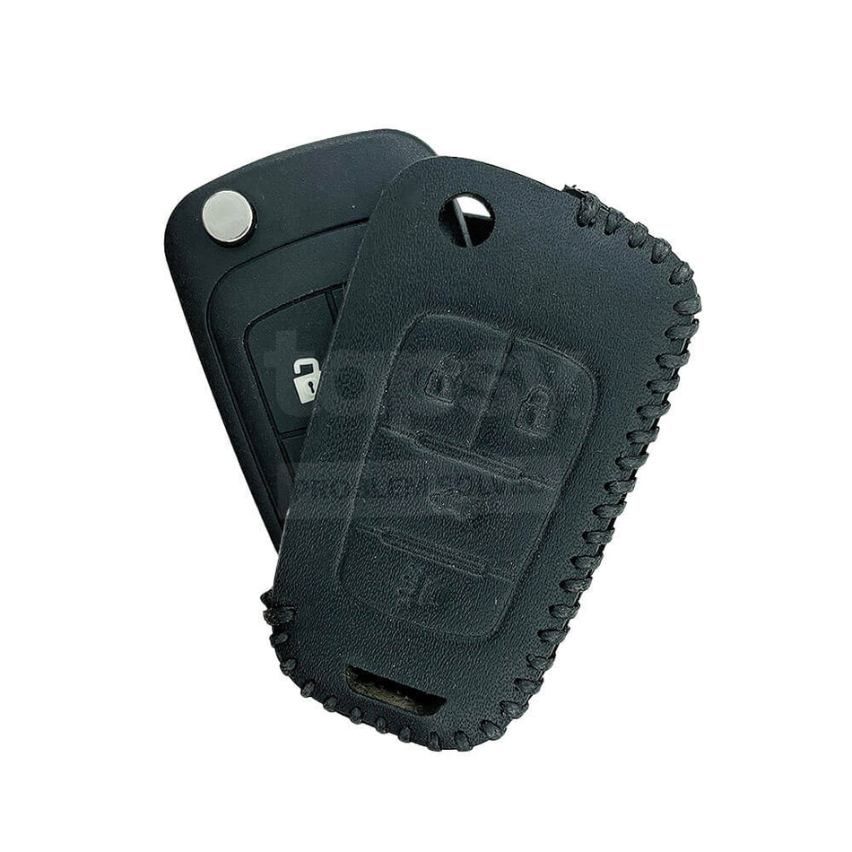 Holden Commodre 4 Buttons Remote Key Hand-Stitched Premium Leather Cover