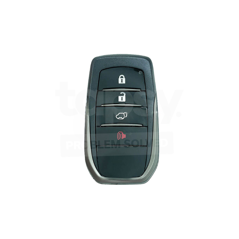 Toyota Land Cruiser 2018 3+1 Buttons Smart Remote Key Shell/Case With Emergency Blade XM38/KEYDIY Compatible