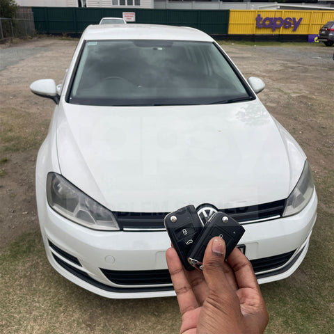 3 Buttons Flip Remote Key for Volkswagen Golf MK7 (2013 - 2017) 433Mhz (MQB)