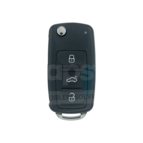 Flip Remote Key for VW Beetle/ Beetle Cabriolet (2011 - 2013) 433Mhz (5K0 837 202AD)