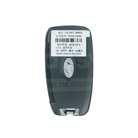 Genuine 3 Button Flip Remote Key for Hyundai i30 95430-G3200 95430G3200 95430 G3200 OKA450T OKA 450T OKA-450T Back