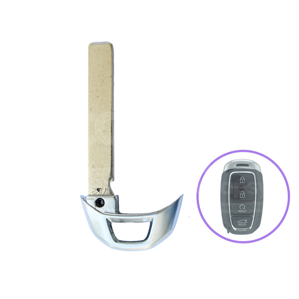 Genuine Emergency Key Blade for Hyundai Smart Proximity Remote 2020 Onwards P/N: 81996-J9020