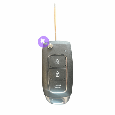 3 Button Flip Remote Key for Chrysler 200 (2011 - 2014)