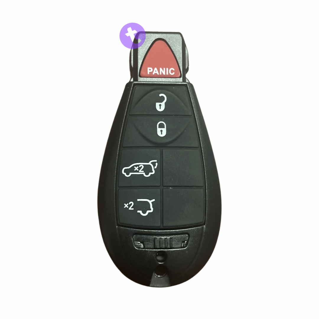 4+1 Buttons Key/Remote Case/Shell/Blank/Enclosure For Jeep/Chrysler/Do ...