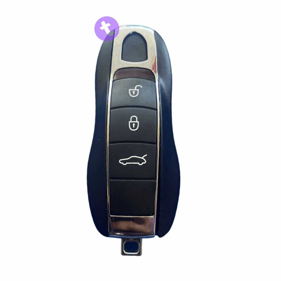 3 Button Key/Remote Case/Shell/Blank/Enclosure For Porsche
