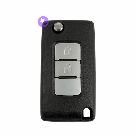 Flip Remote Key for Mitsubishi Pajero 2015 - 2021 2 Buttons 433MHz