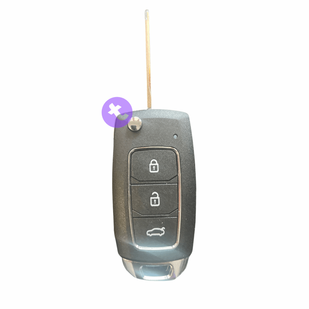 3 Button Flip Remote Key for Chrysler Aspen (2007 - 2009)