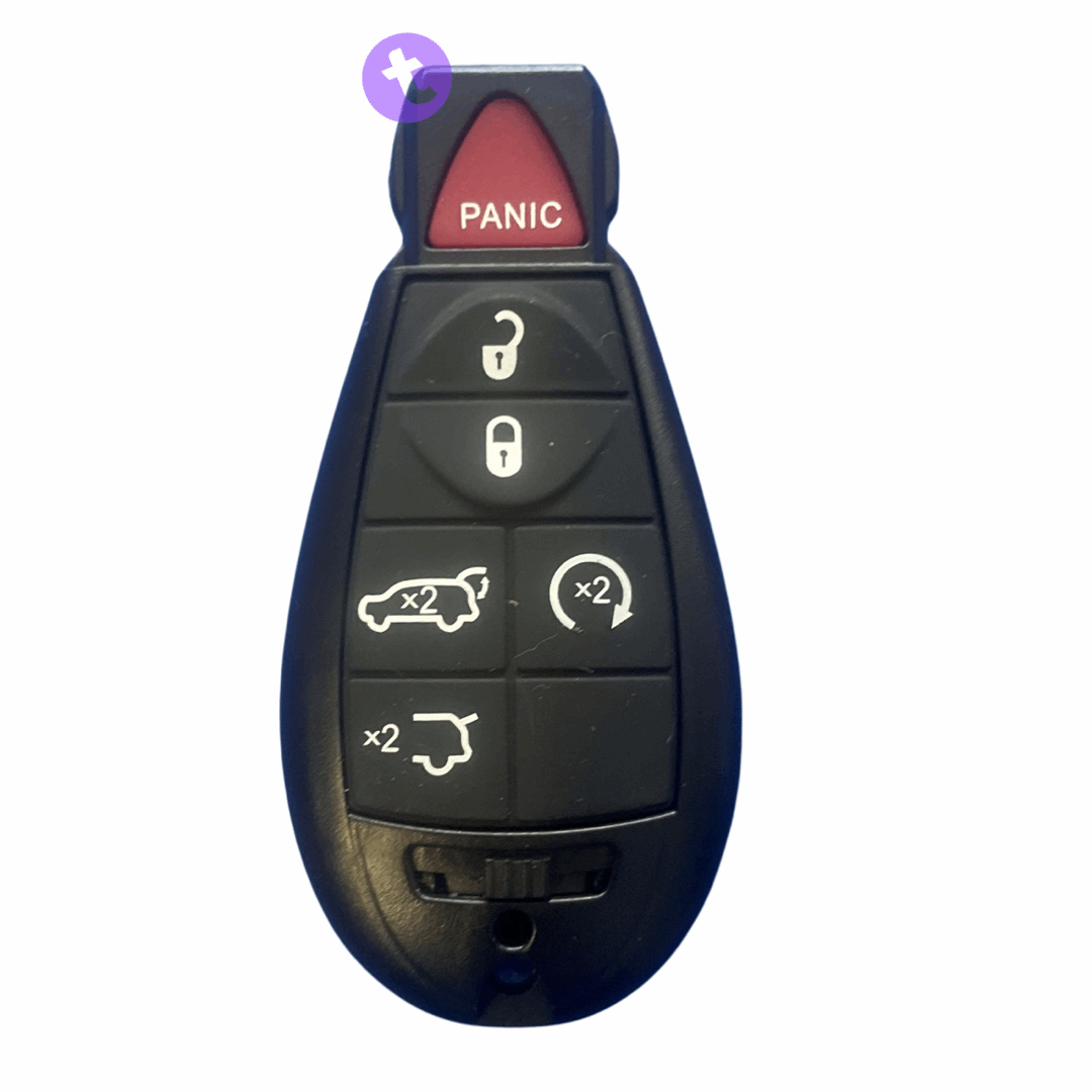 5+1 Buttons Key/Remote Case/Shell/Blank/Enclosure For Jeep/Chrysler/Do ...