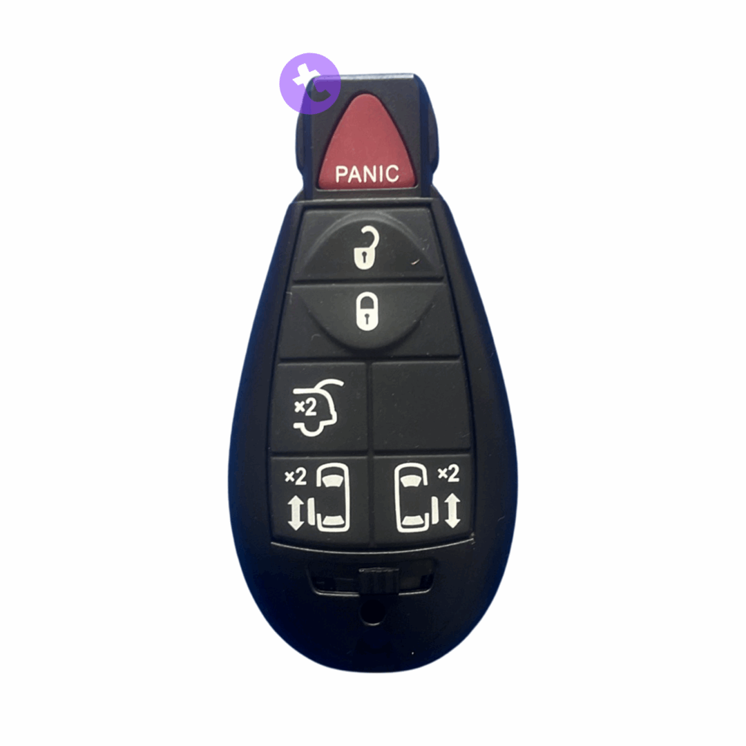 5+1 Buttons Key/Remote Case/Shell/Blank/Enclosure For Jeep/Chrysler/Do ...