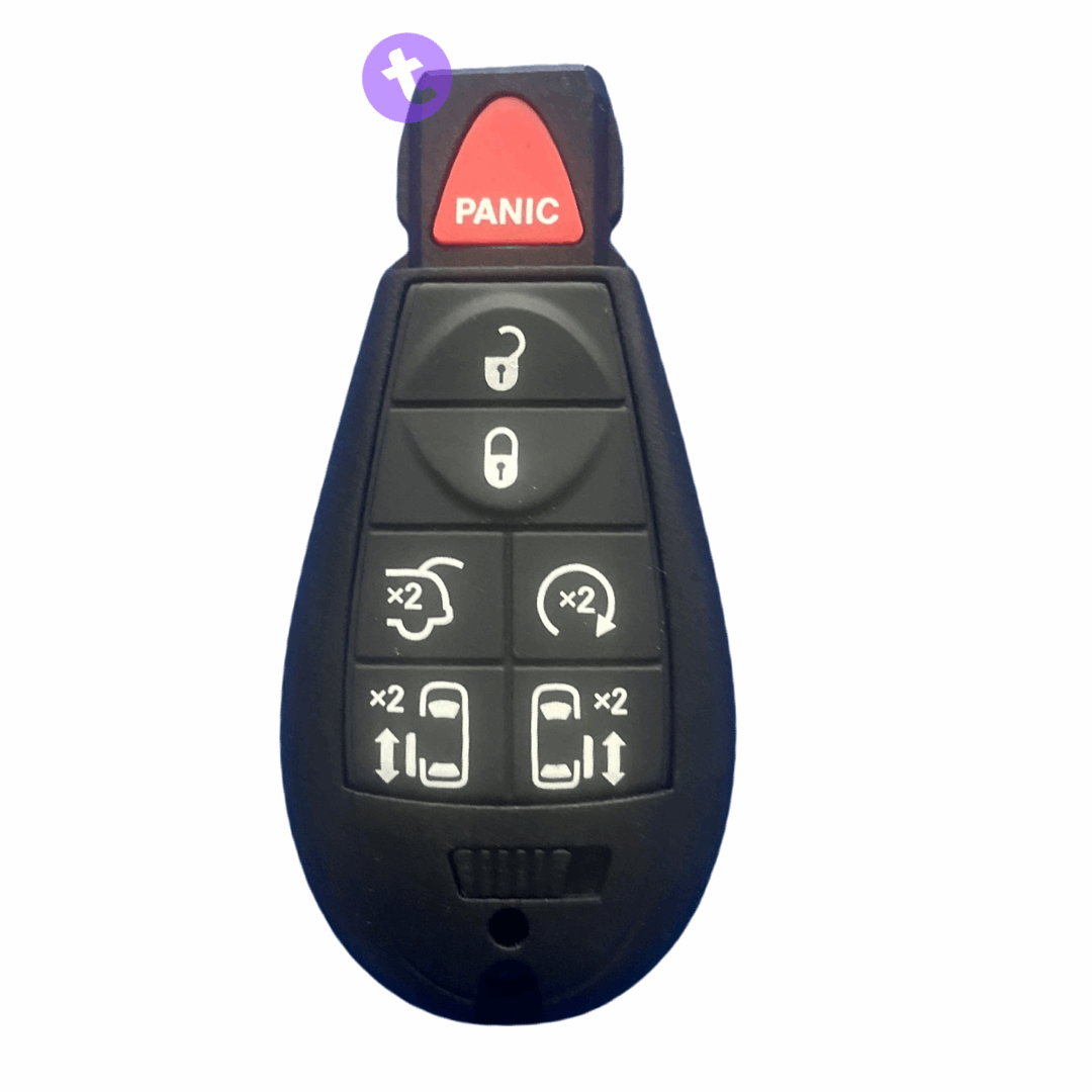 6+1 Buttons Key/Remote Case/Shell/Blank/Enclosure For Jeep/Chrysler/Do ...