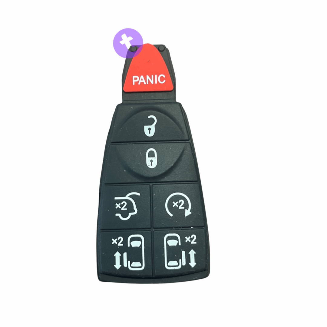 6+1 Button Remote Key Pad for Chrysler/Jeep/Dodge