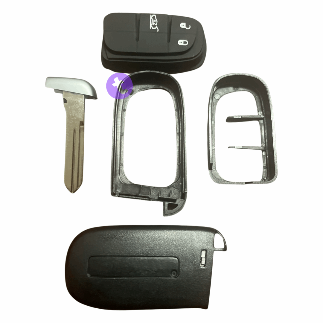 3 Buttons Key/Remote Case/Shell/Blank/Enclosure For Jeep/Chrysler/Dodge.
