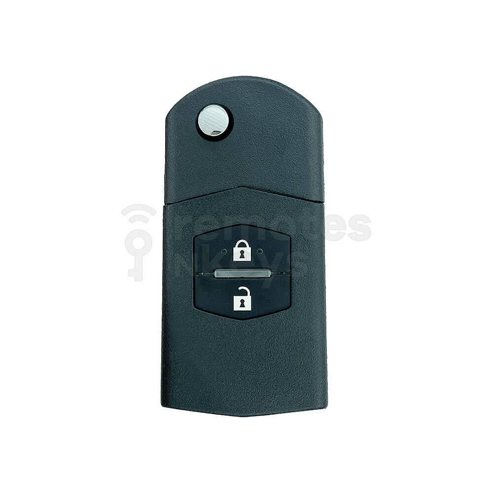 Mazda 2 Buttons Remote Key Shell/Case MAZ24R With Short Battery Holder