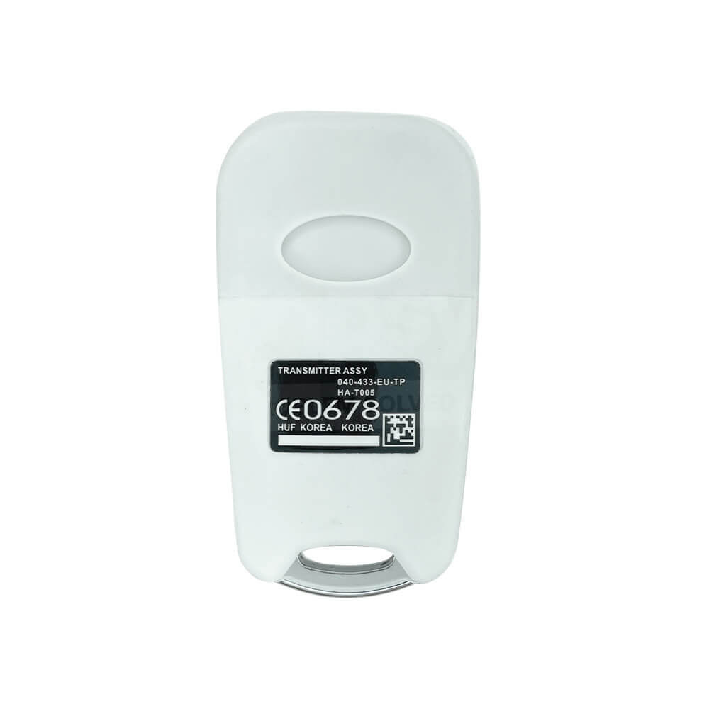 Hyundai i30 2007-2012 3 Buttons Remote Key Shell/Case TOY48 - White Colour
