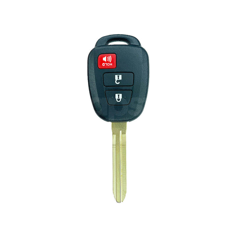 Toyota Rav4/Kluger 2014-2020 2+1 Buttons Remote Key Shell/Case TOY43 Blade