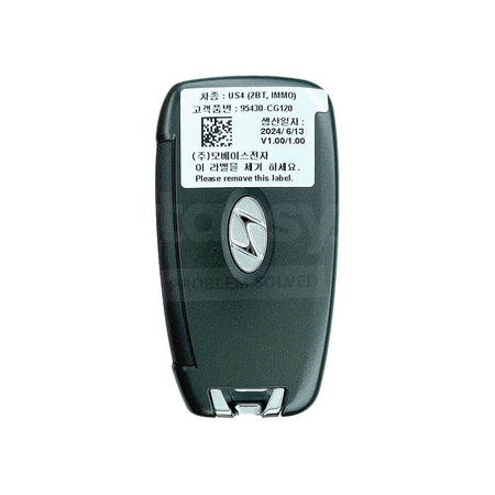 Hyundai Staria 2021 Genuine 2 Buttons Flip Remote Key ID47 433MHz 95430-CG120 FCC ID: RKE-4F44