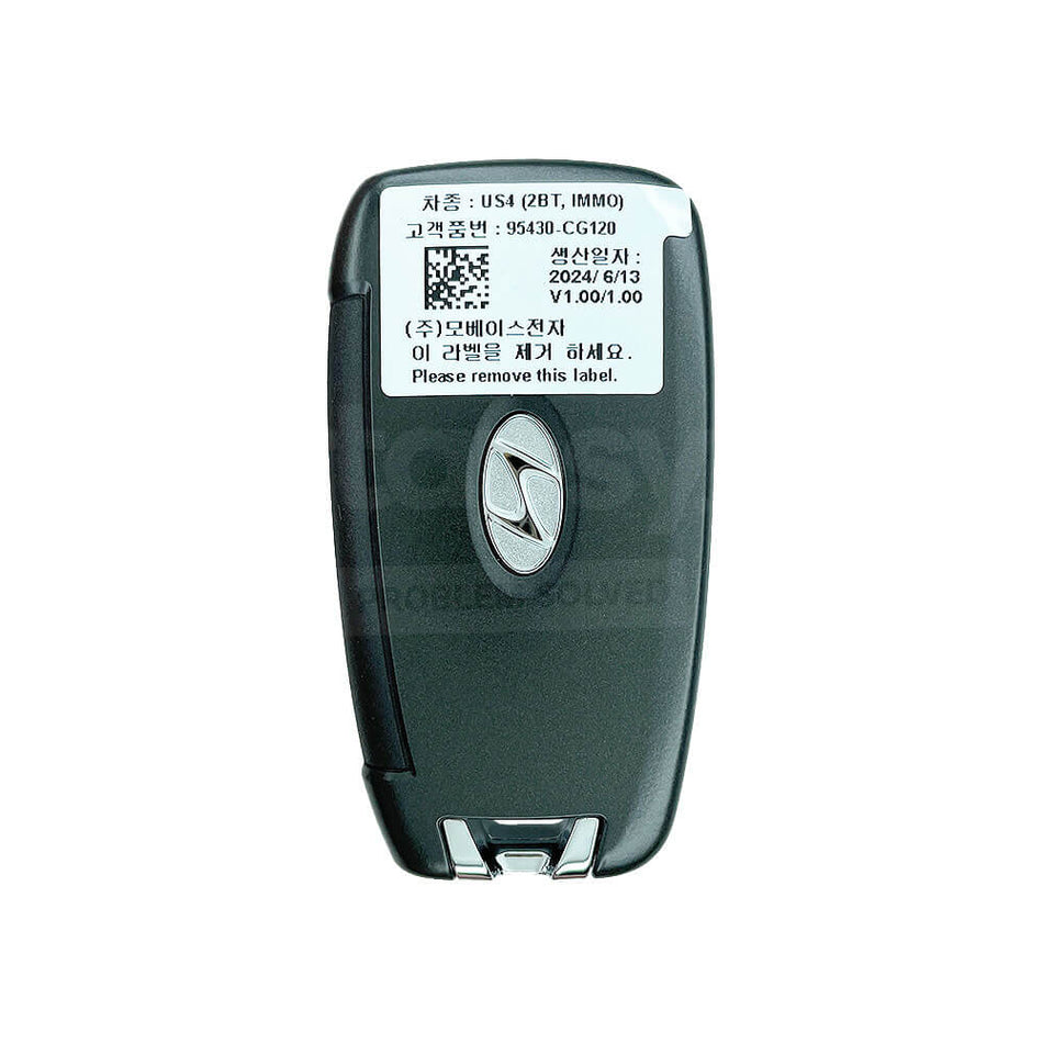 Hyundai Staria 2021 Genuine 2 Buttons Flip Remote Key ID47 433MHz 95430-CG120 FCC ID: RKE-4F44