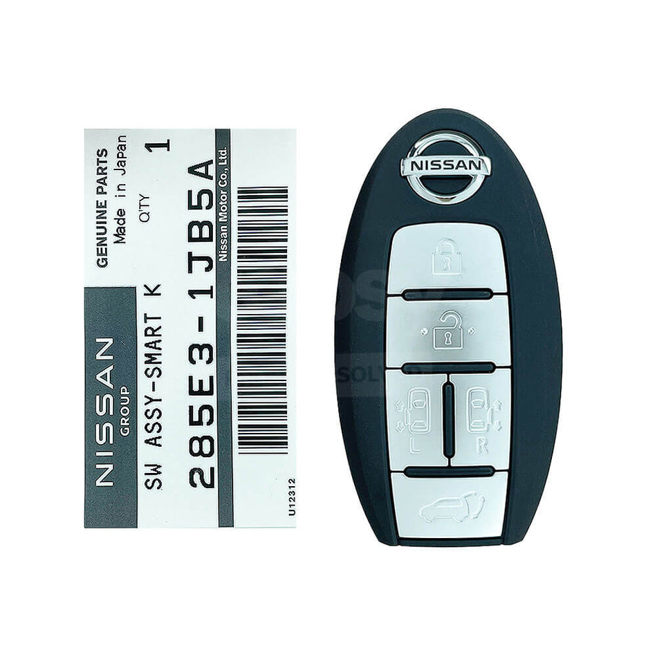NISSAN Elgrand 2010-2012 Original 5 Buttons Smart/Prox Remote Key 314MHz 285E3-1JB5A