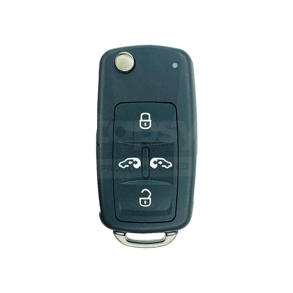 Volkswagen Multivan/Transporter 2016-2020 5 Buttons Flip Remote Key 434MHz 7N0837202AC